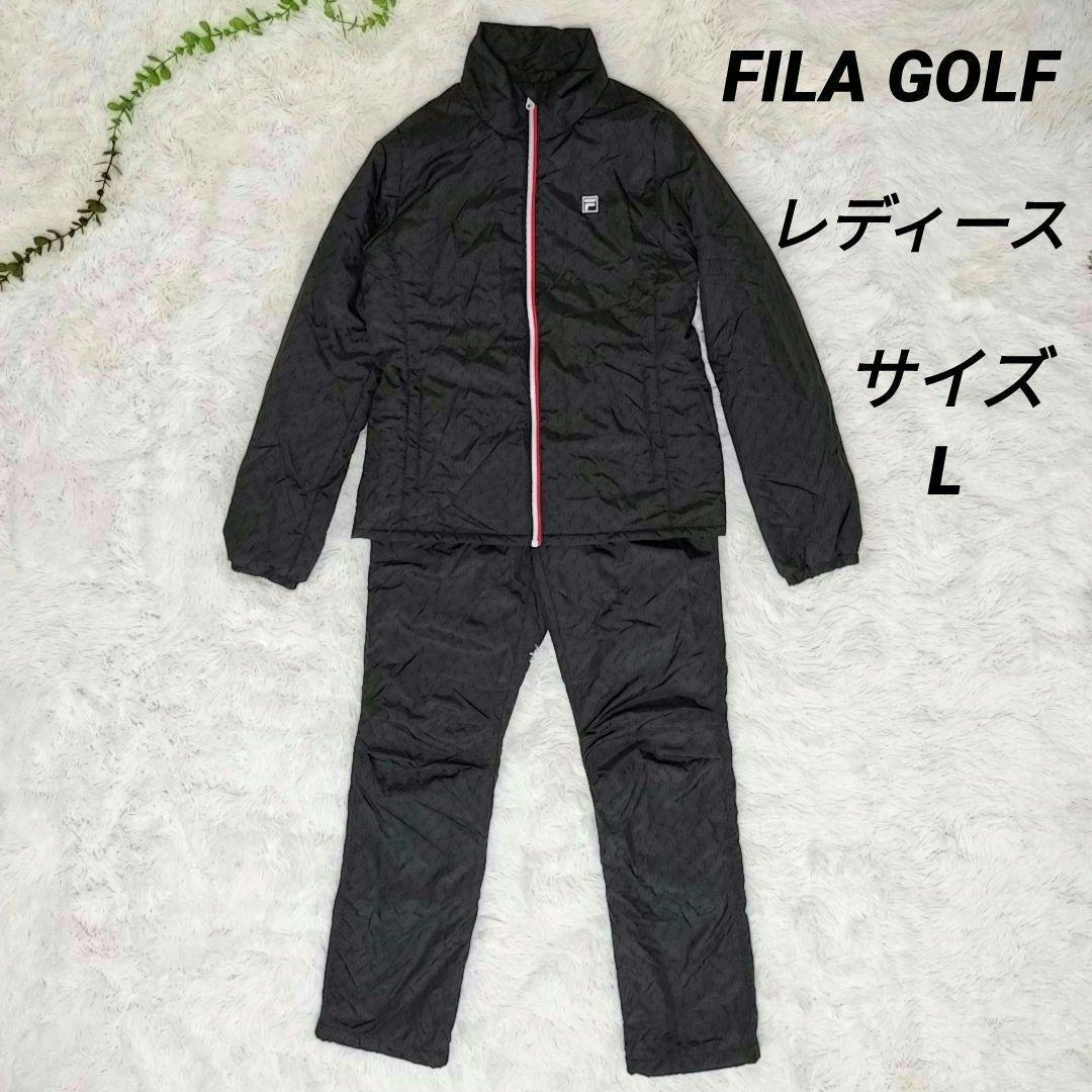 【FILA GOLF】レディース セットアップ 総柄 中綿 サイズL