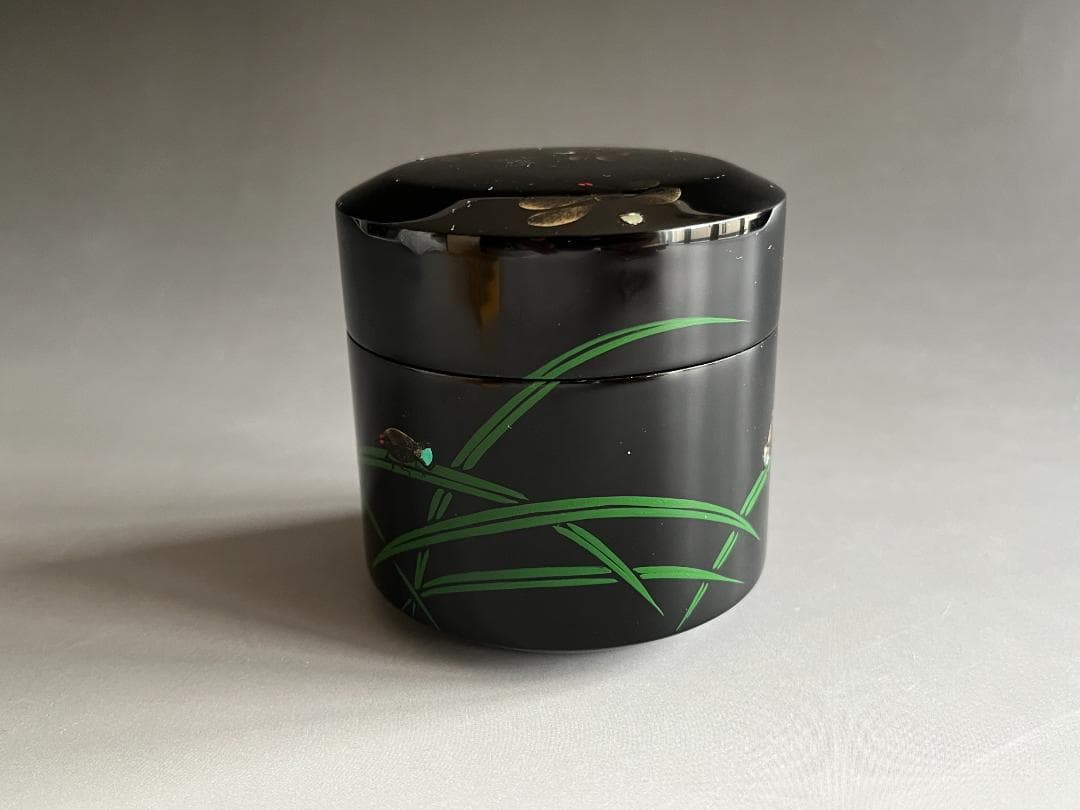 即中斎好写　蛍早苗　雪吹　幸斎作　茶道具　表千家　薄茶器