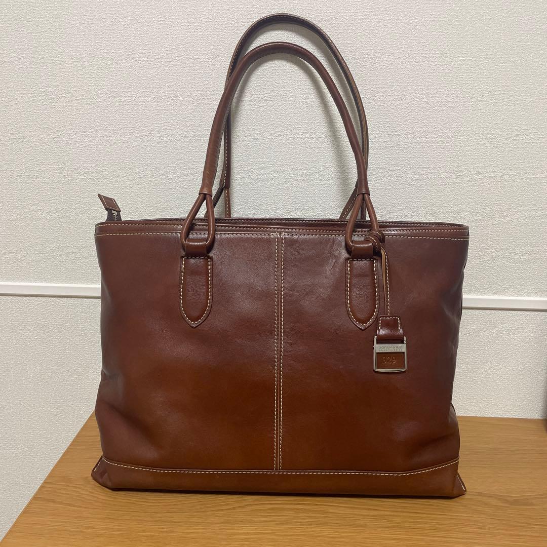 【極美品】 Samsonite DEUX MONCX ブラウン トートバッグ