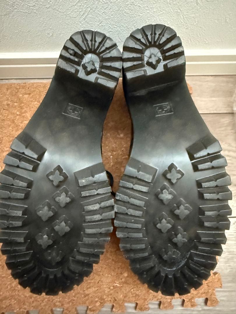 Dr. Martens （ドクターマーチン）黒 ヒールブーツ ブーティー25cm