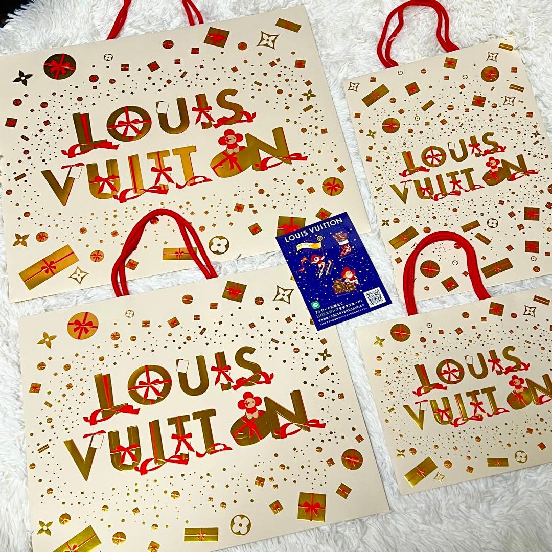 激レア！ルイヴィトン　クリスマス限定ショッパー&シール