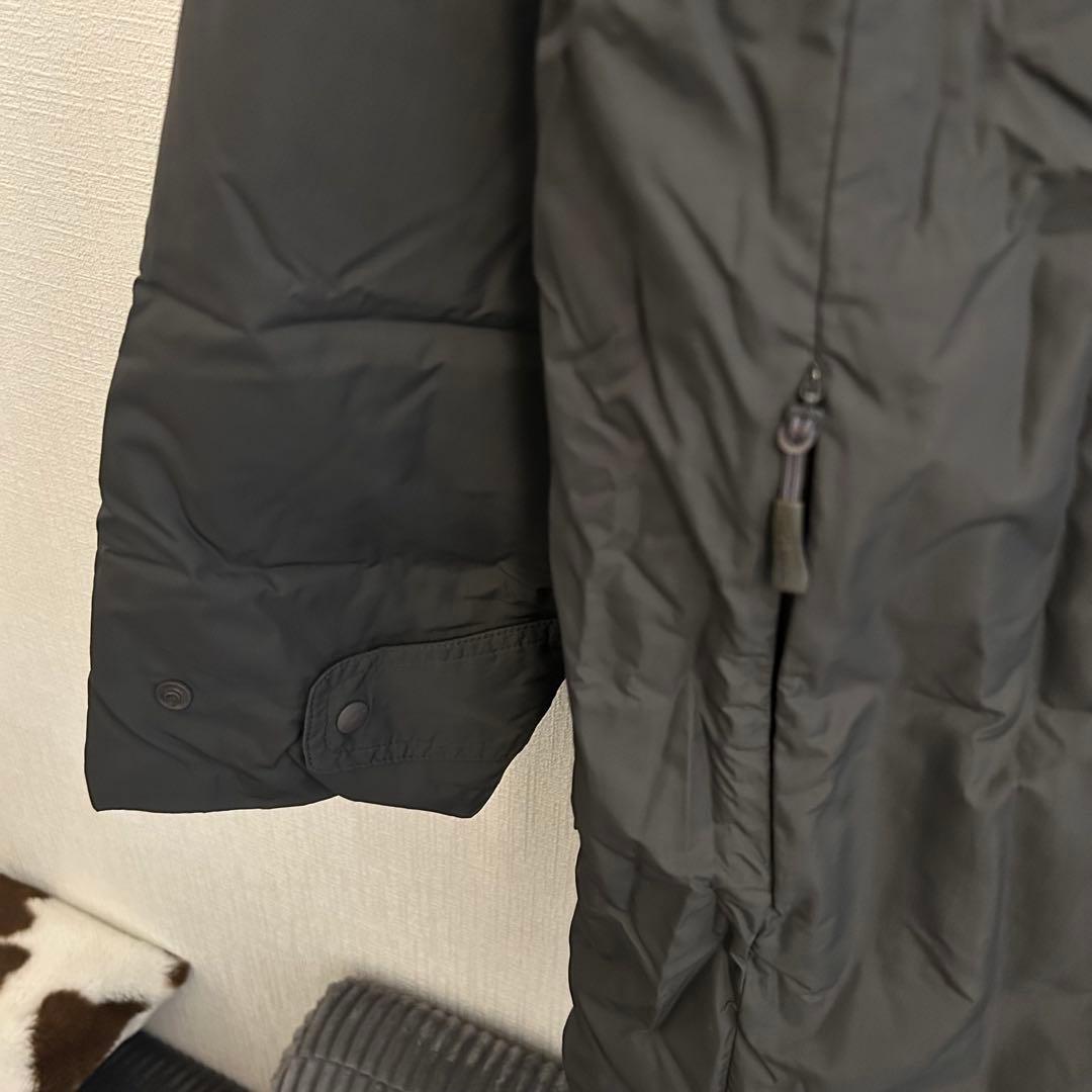 mont-bell トラベルダウンコート/ダウンジャケット/L/BLK収納袋付き