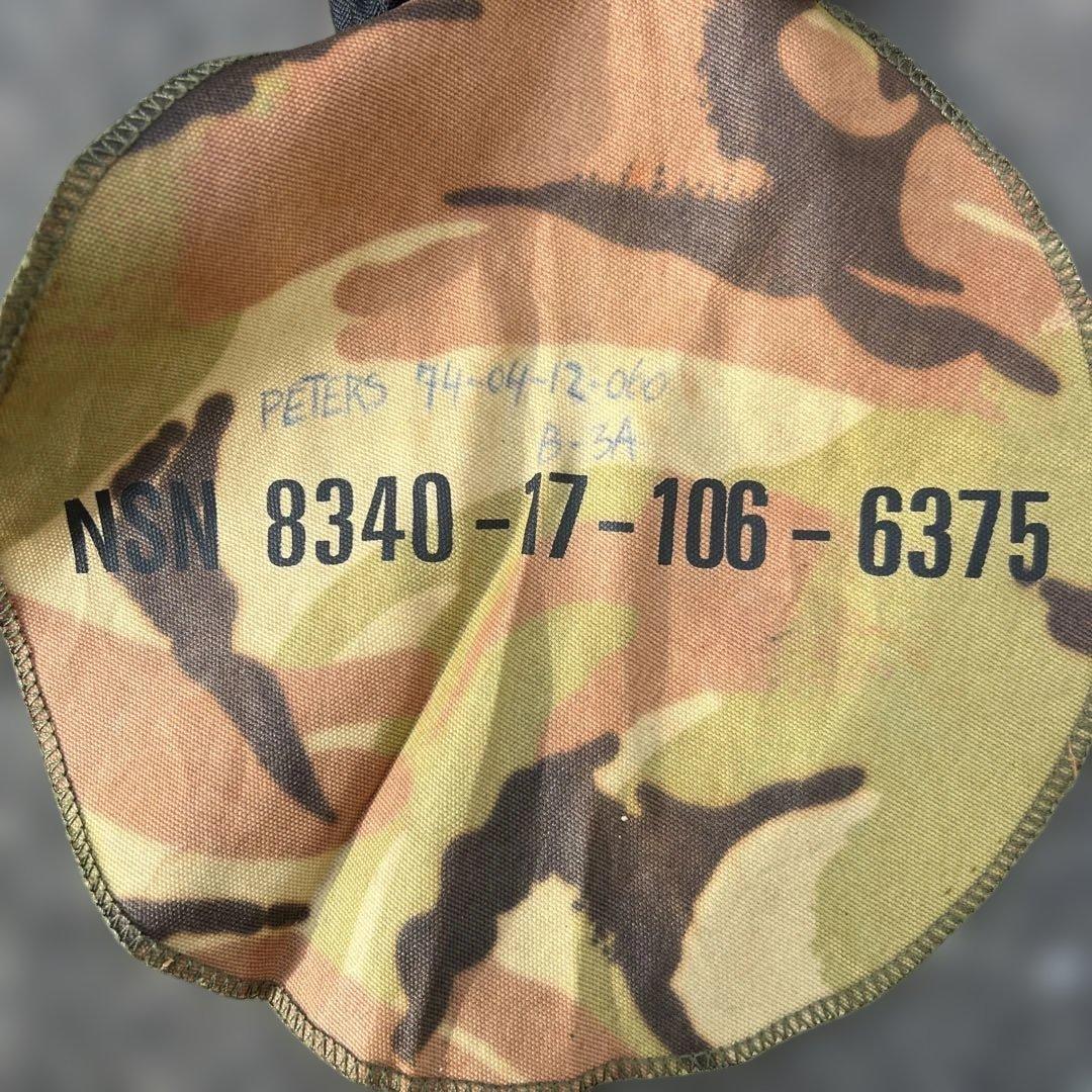 オランダ軍　迷彩テント ロール式収納