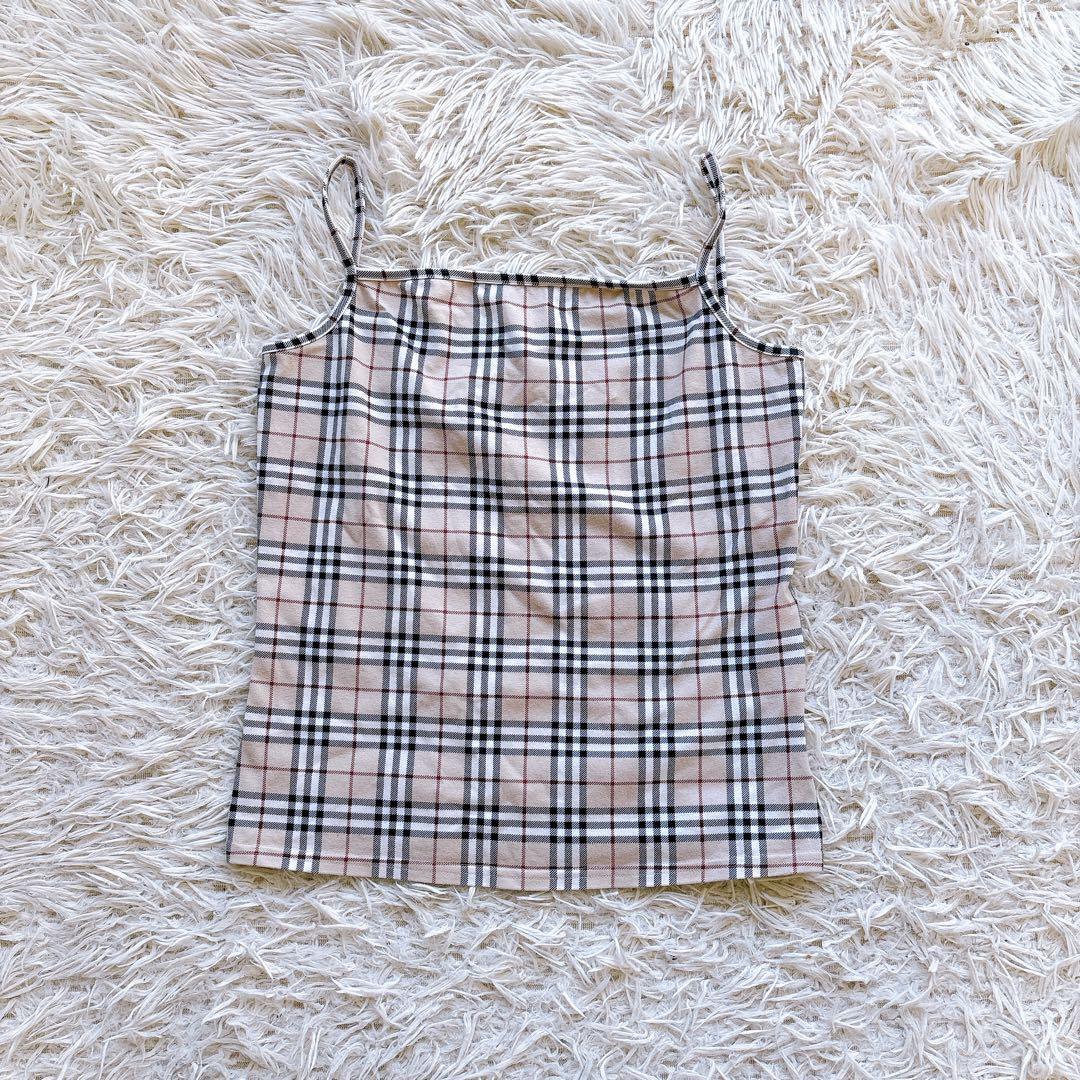 Burberry バーバリーロンドン　ノバチェック　y2k キャミソール　S