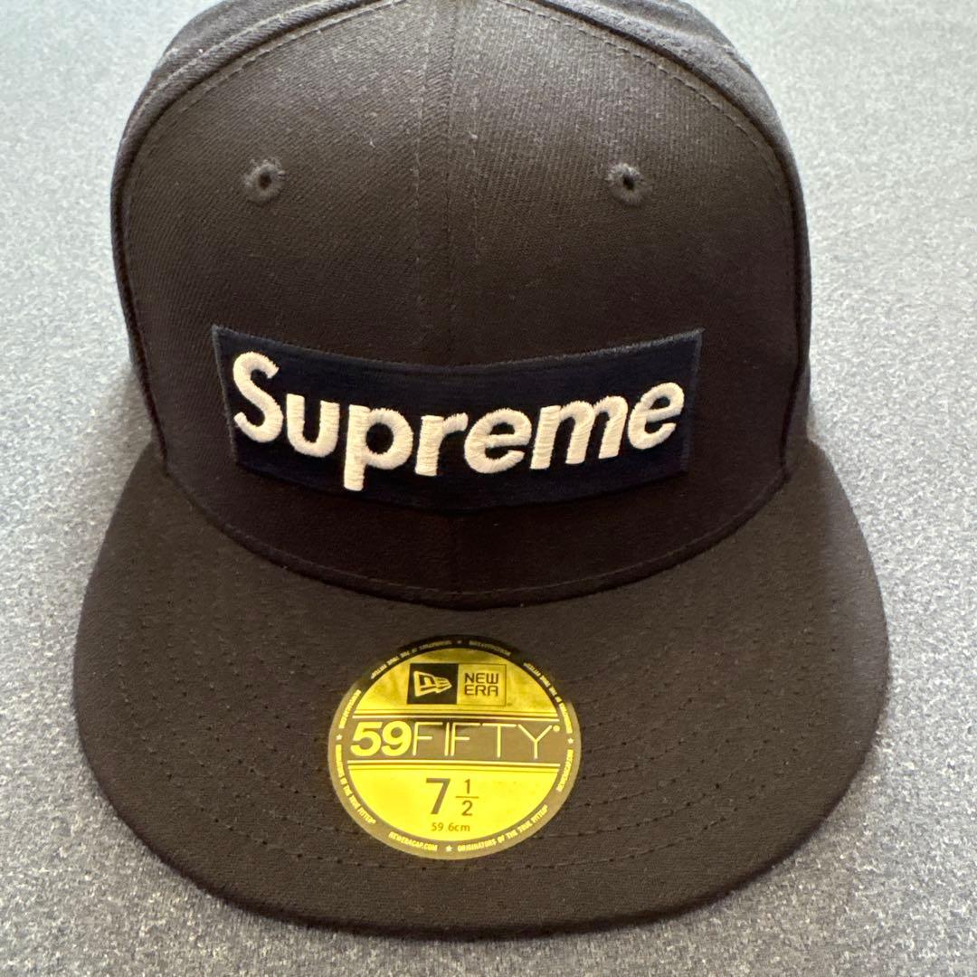 2個セット　Supreme 59FIFTY ブラックキャップ 7 1/2