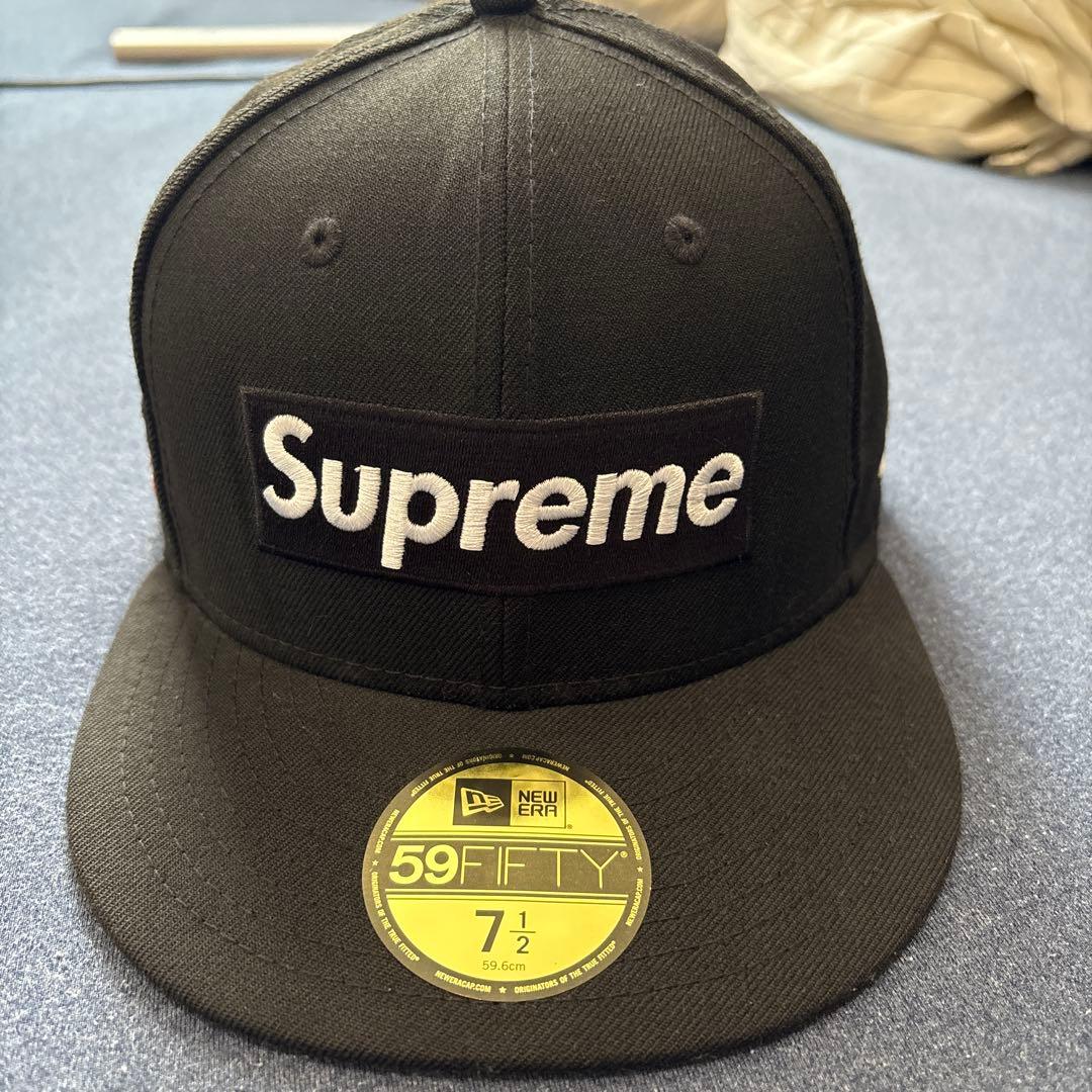 2個セット　Supreme 59FIFTY ブラックキャップ 7 1/2