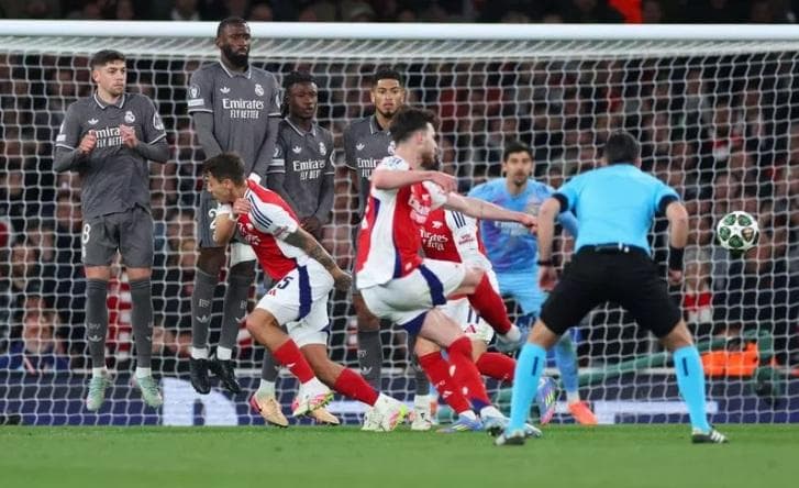 アーセナル　ライス　オーセンティック ホーム CL（M）2024-25