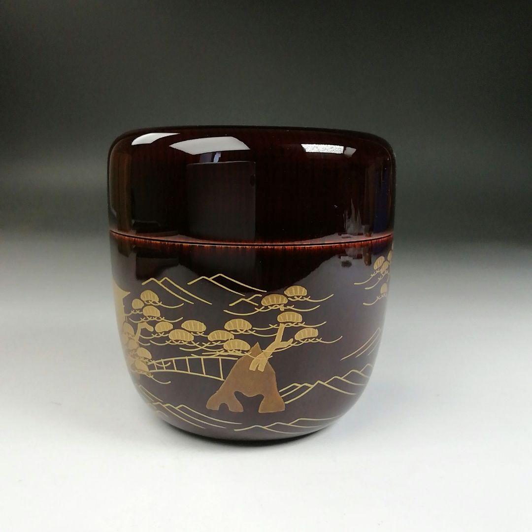 Ｔ８００　棗　『鵬雲斎好写　三景』『蓑輪一幸』　共箱　茶道具