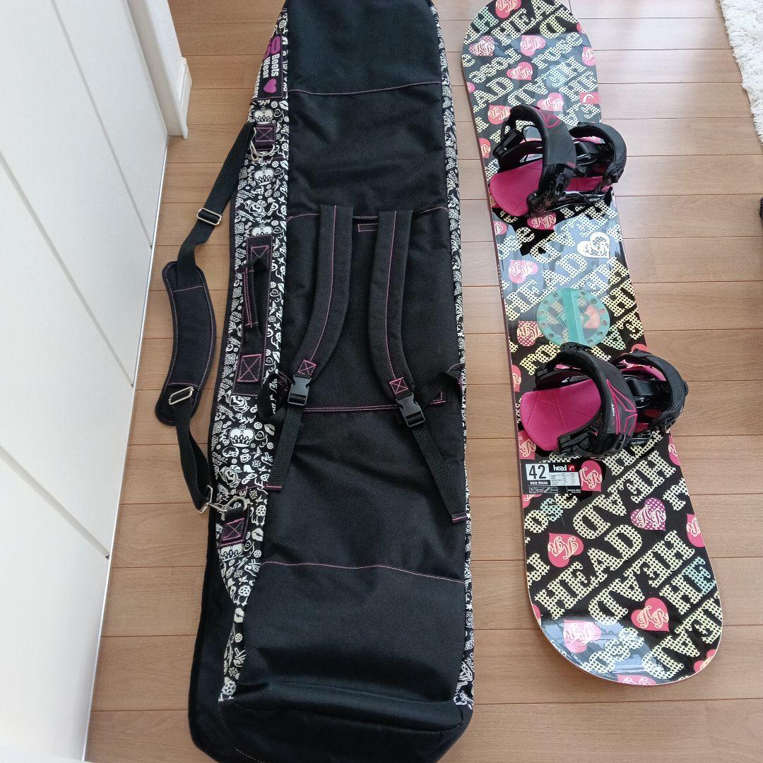 SP ビンディング HEAD スノーボード142㌢ Coral Reef ケース