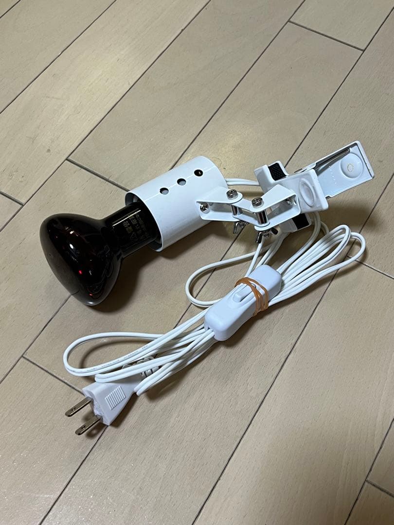 爬虫類用ヒーター・照明器具セット