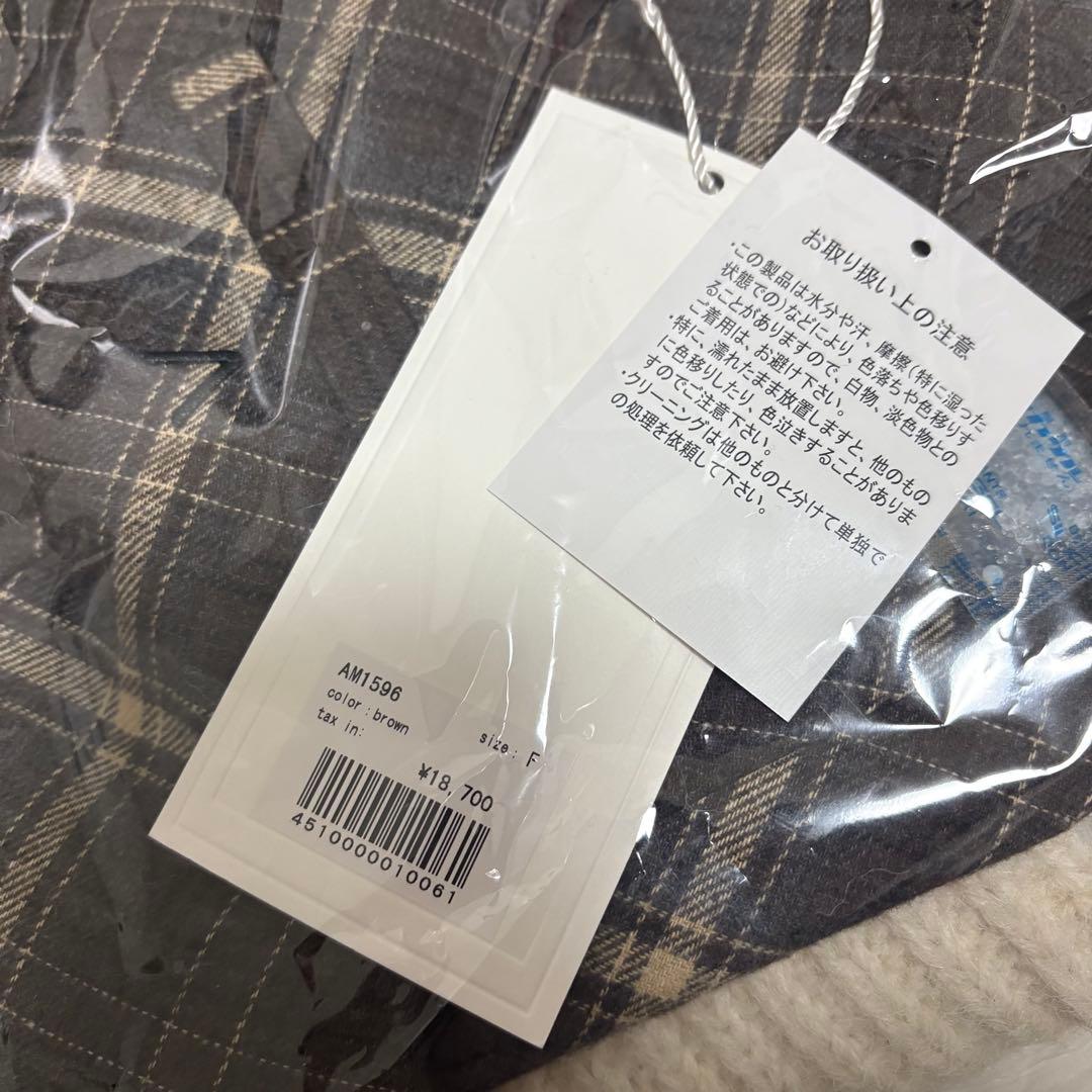 ワンピース andmary Mimi check set mini dress