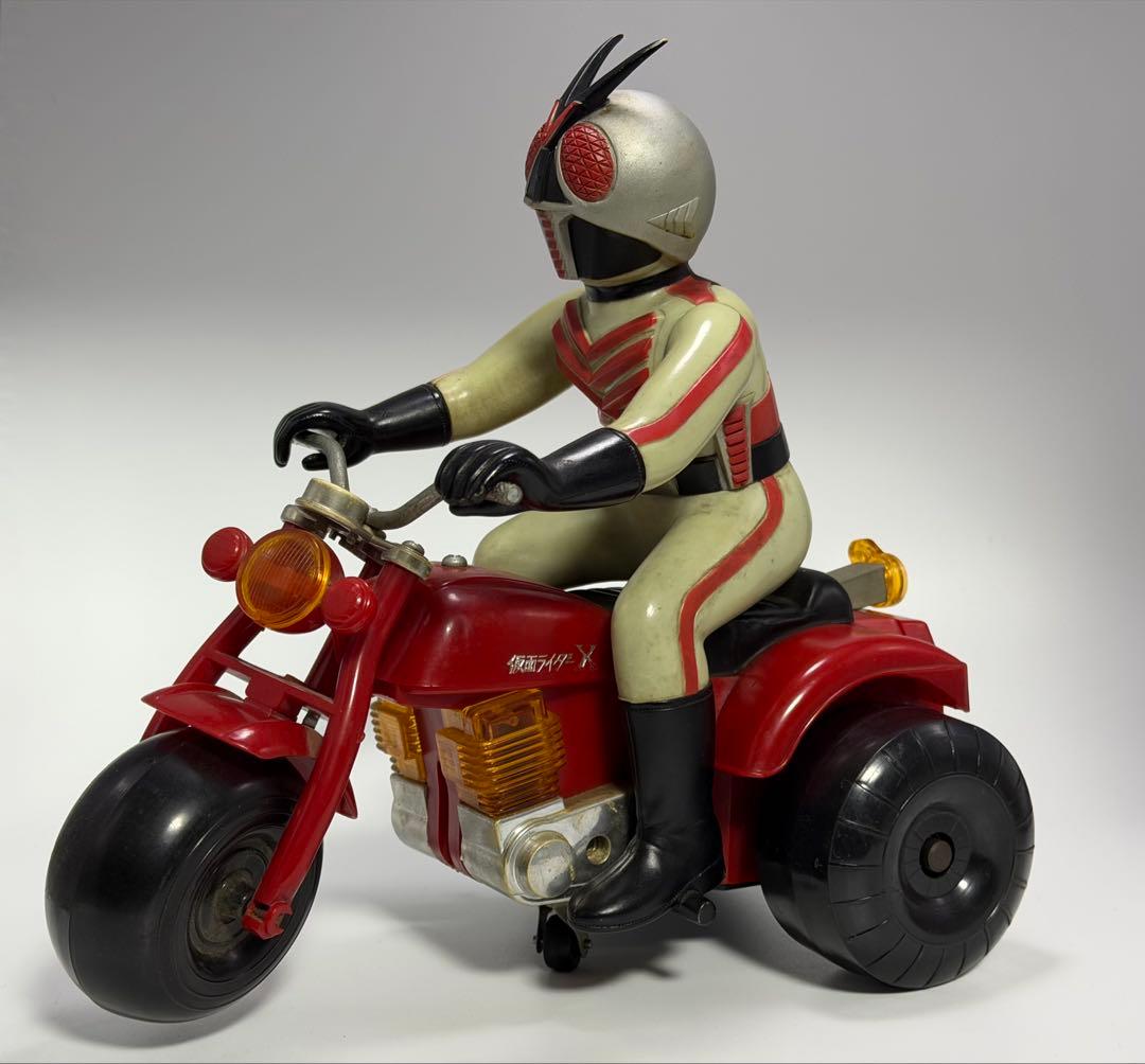ナ*キ様 電動スピンアクション 仮面ライダーX サイクル