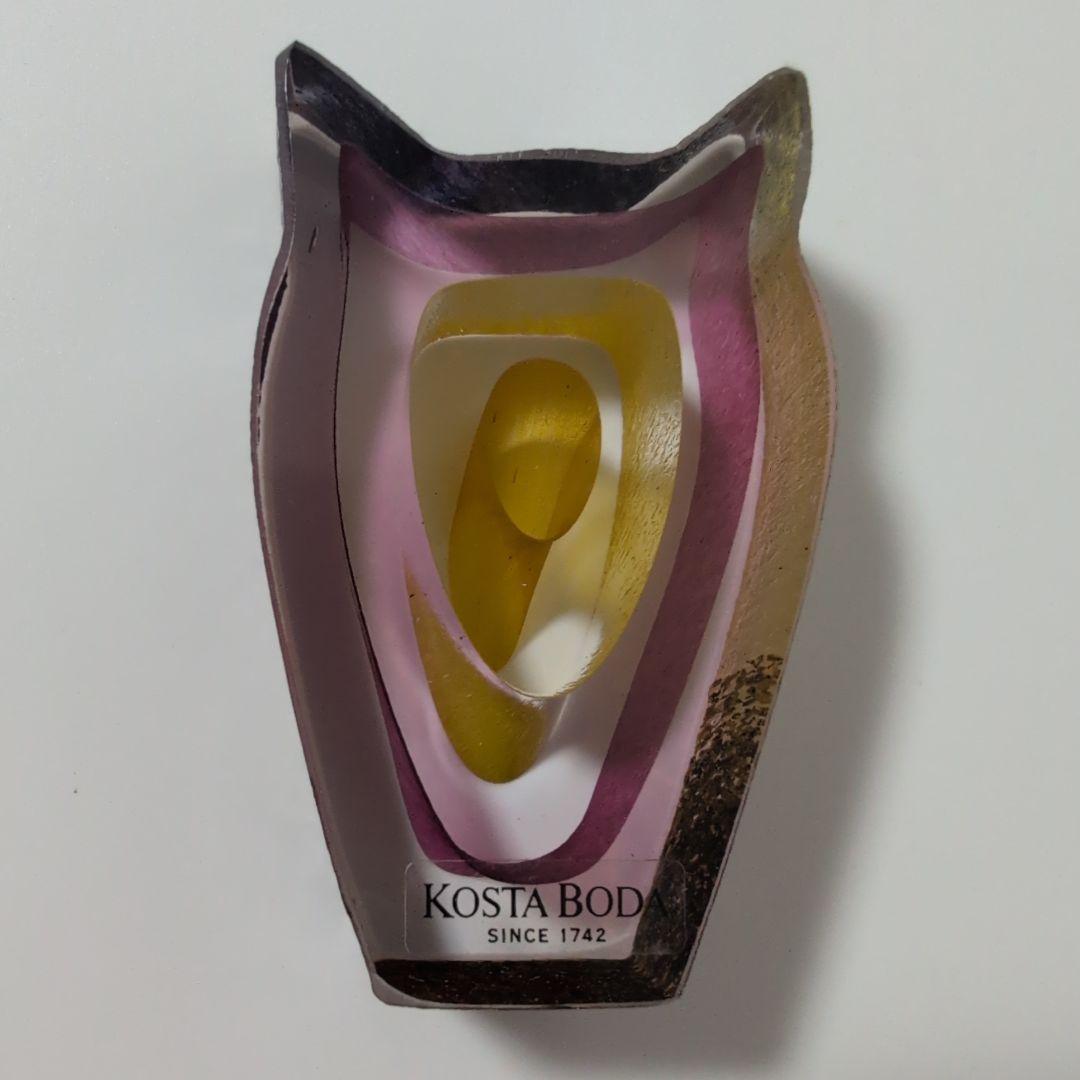 b*i様 Kosta Boda　コスタボダ　ガラスアート ２個セット