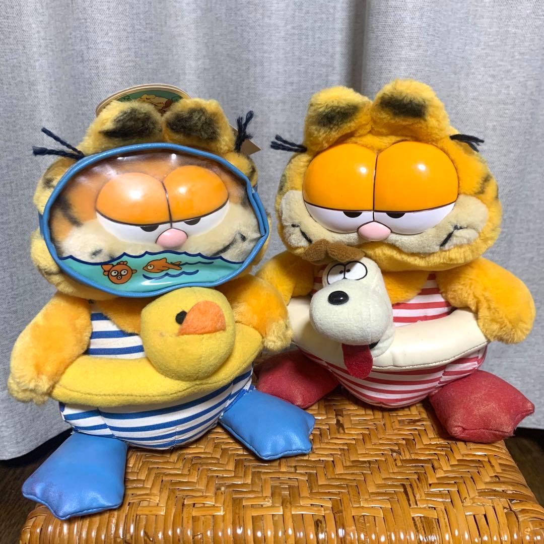 GARFIELD ガーフィールド 水着ぬいぐるみ 2体セット