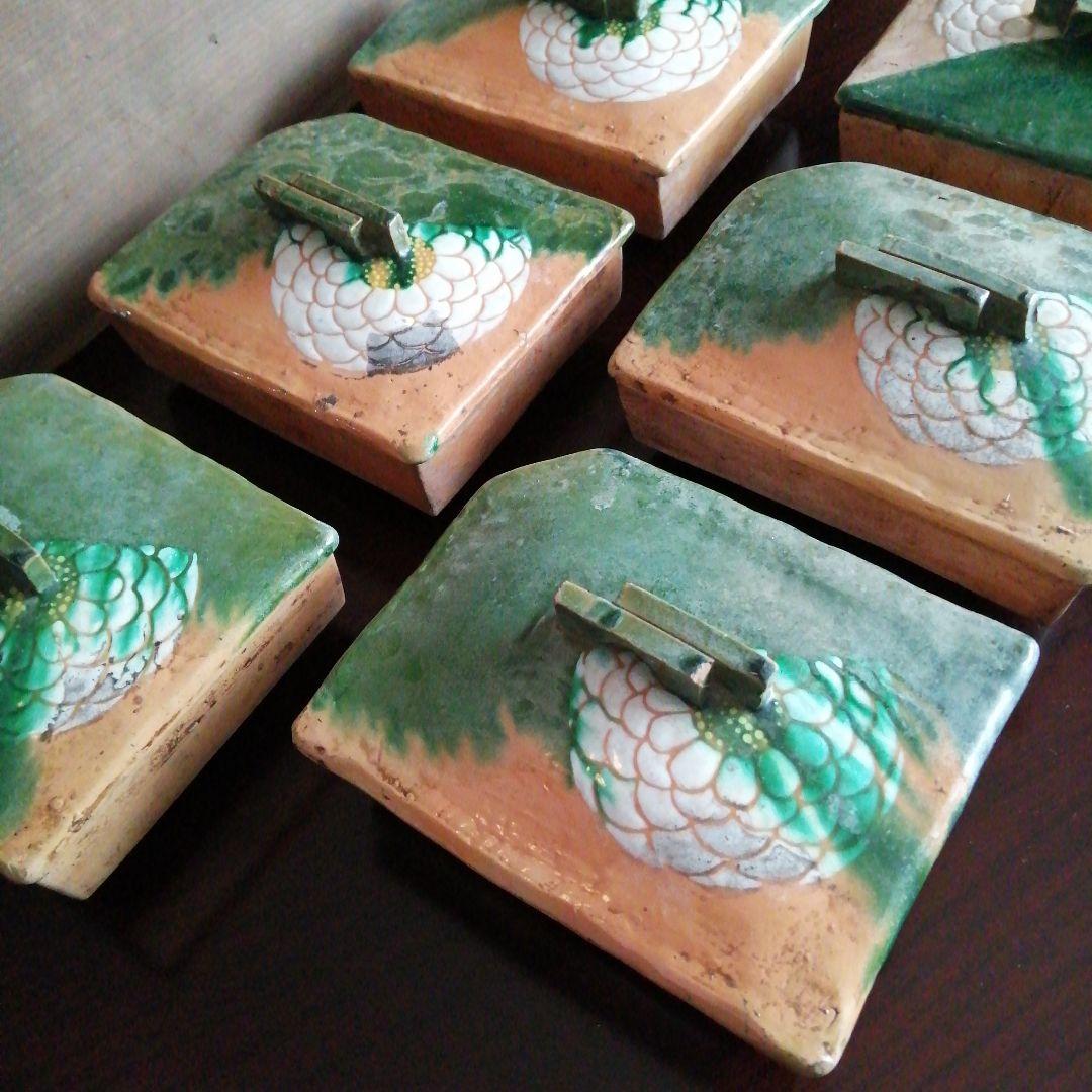 永楽和全　蓋付向付　6客　永楽善五郎