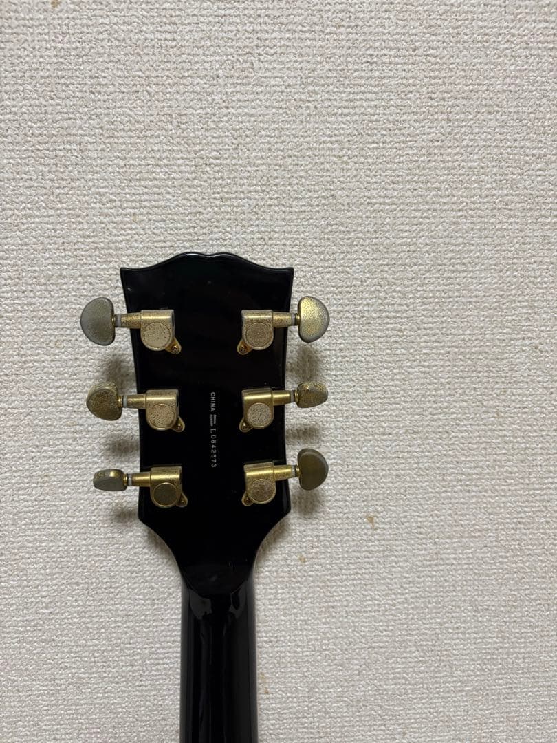 GrassRoots ブラックレスポールスタイルギター
