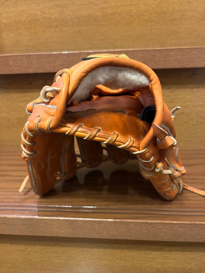 Mizuno Pro 軟式グローブ オレンジ