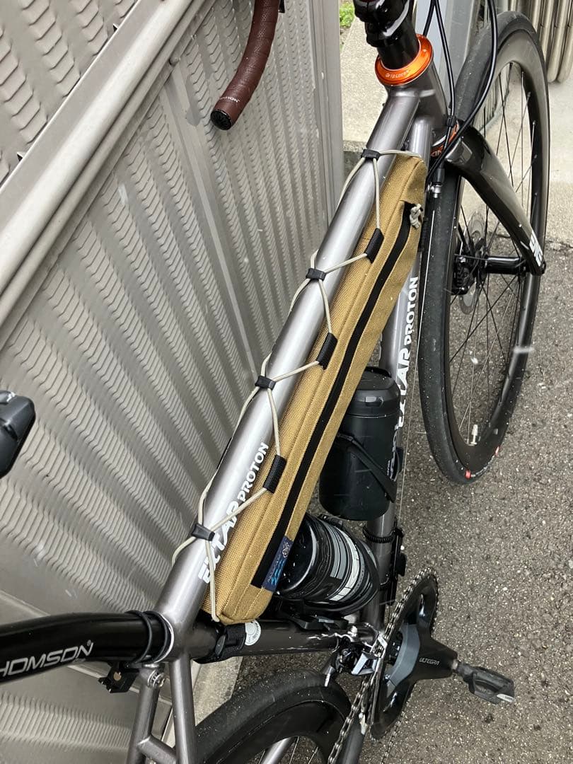 ハンドメイド　フレームバッグ　コーデュラ1000 コヨーテ 41cm