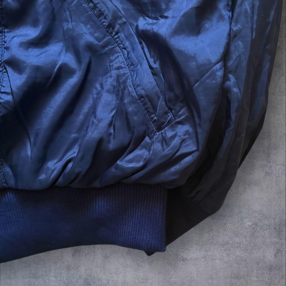 90s adidasトレフォイル刺繍切替ナイロン ジャケットマルチカラーO25