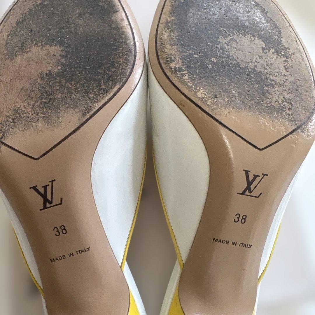 ルイヴィトンカラフル花モチーフ サンダル