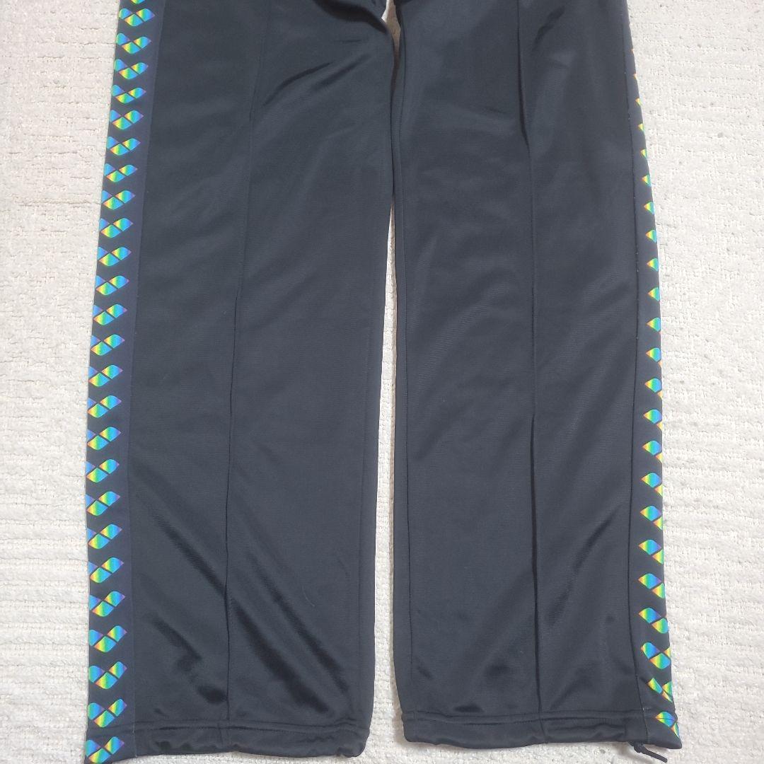【美品】arena　トラックジャケット&パンツ　ブラック　日本製　L&XLサイズ