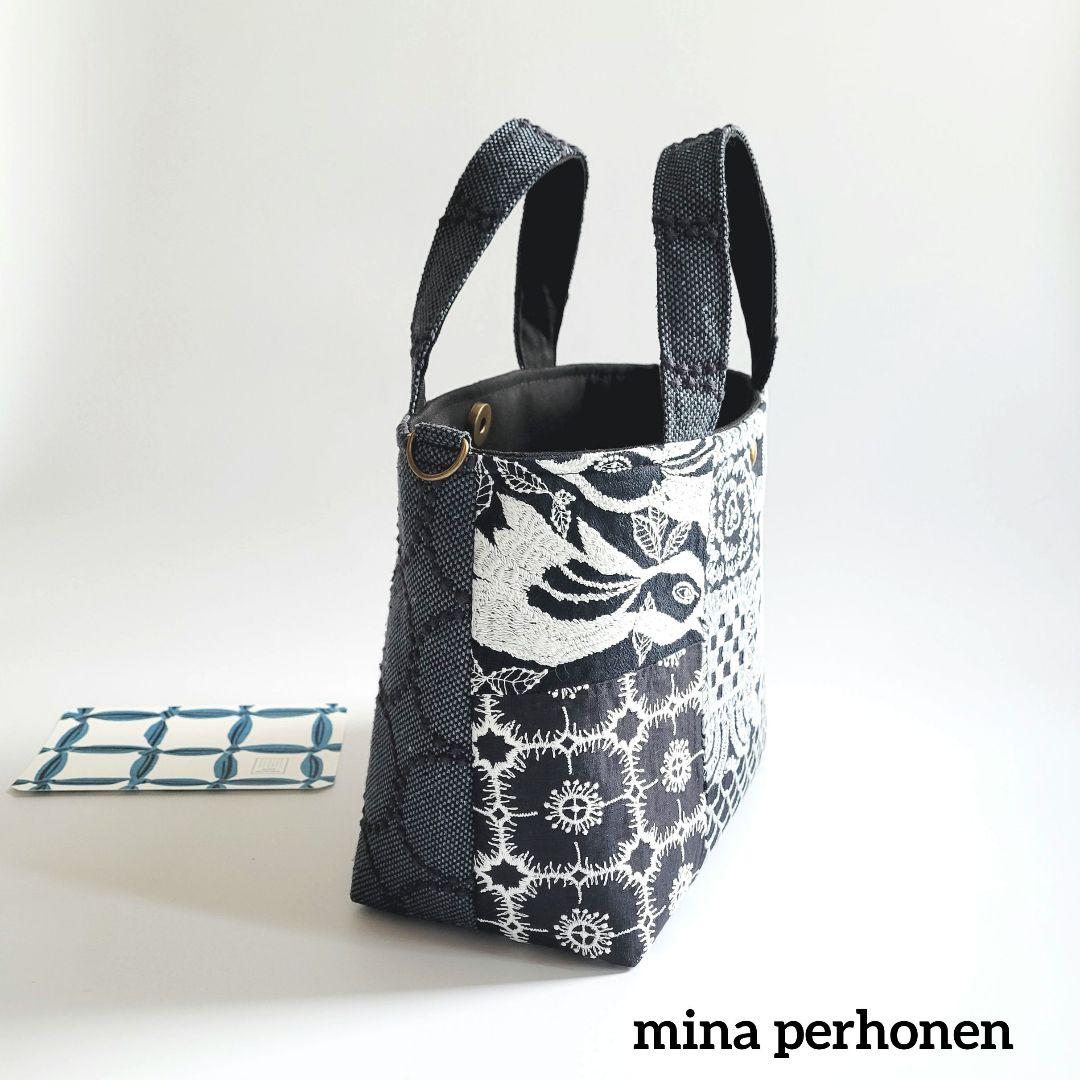 ミナペルホネン　パッチワークシンプルトートバック b