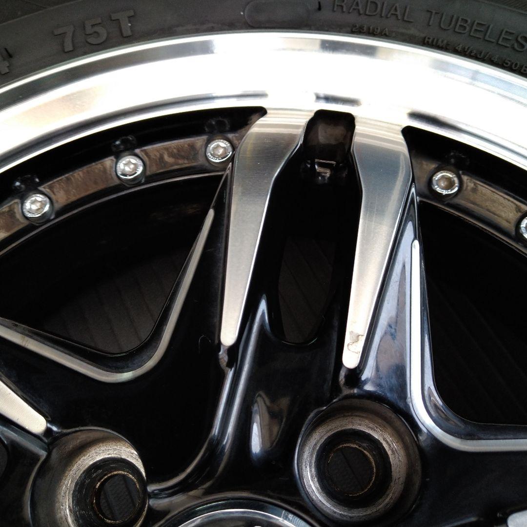 ★社外アルミホイール 155/65R14MILEVER MP270 24年製4本