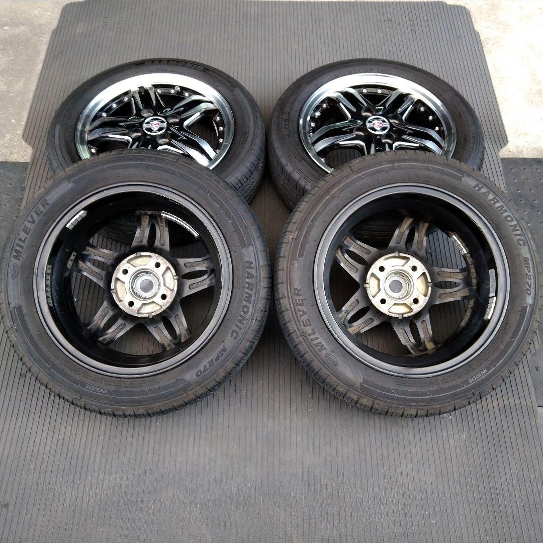 ★社外アルミホイール 155/65R14MILEVER MP270 24年製4本