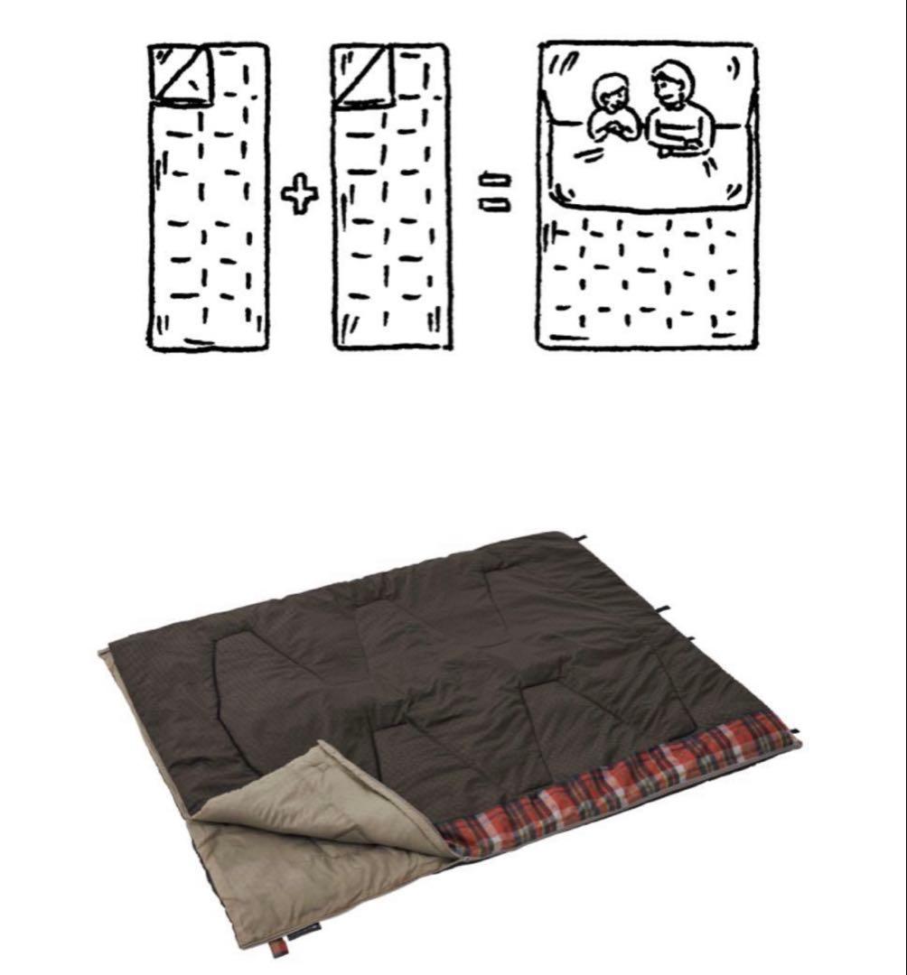 LOGOS 丸洗いスランバーシュラフ2個セット