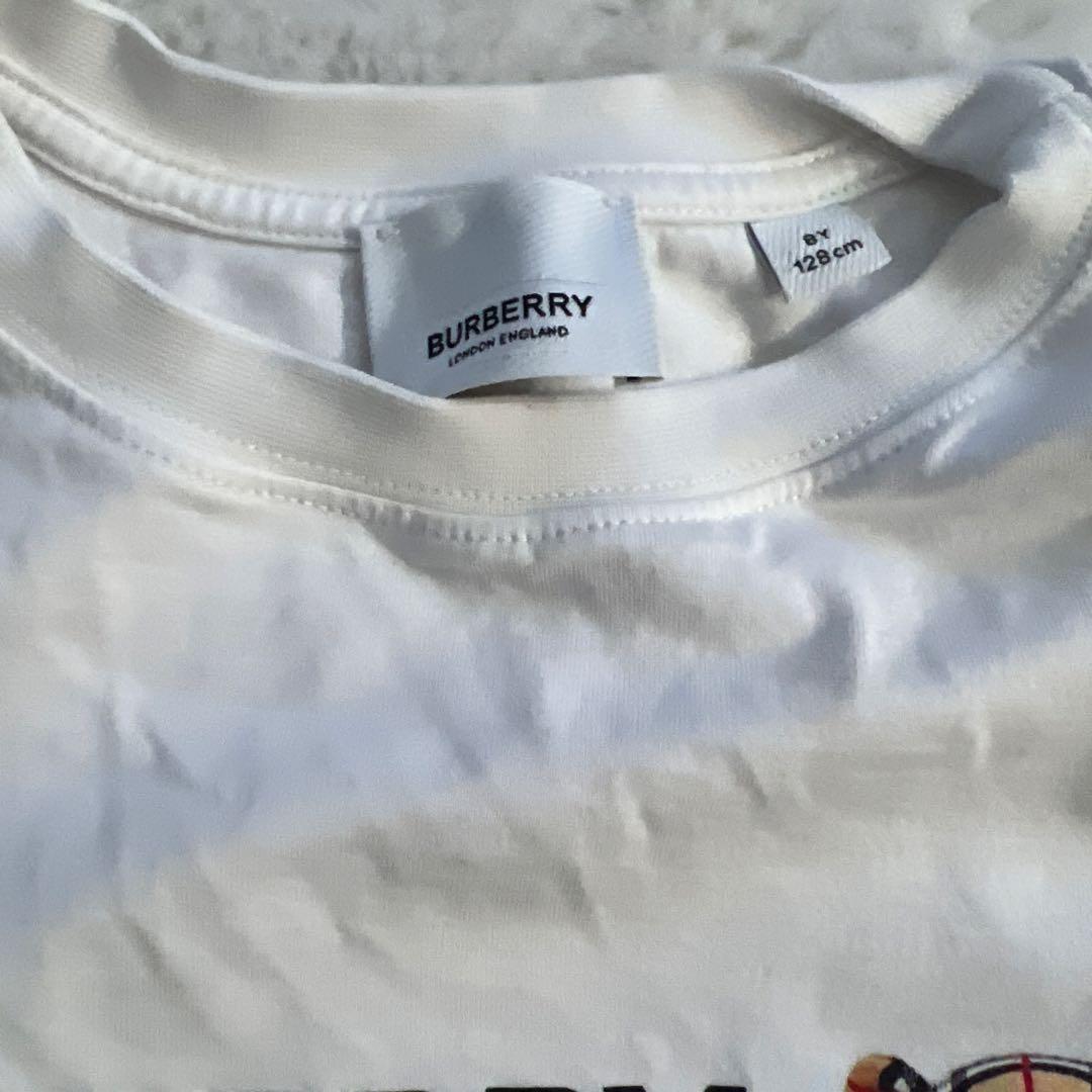 BURBERRY クマ柄ロゴ Tシャツ 128cm