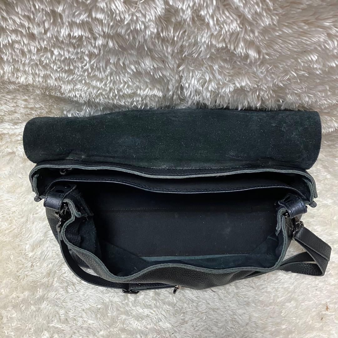 マンゴー様ザネラート　ポスティーナ M カシミアプーラ　ショルダーバッグ