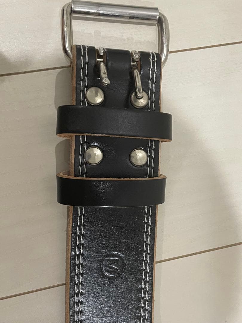 ゴールドジム(GOLD'S GYM) EXレザーベルト パワーベルト Mサイズ