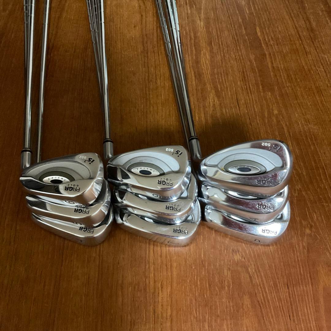 美品　PRGR is3 502 アイアン 9本セット LIGHT SPEC