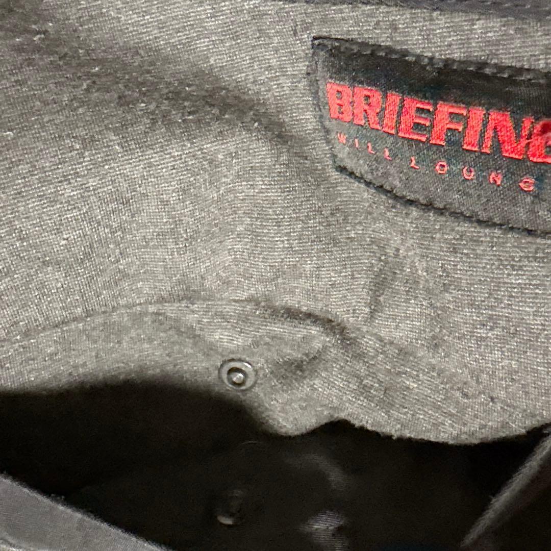 BRIEFING × WILL LOUNGE イージーパンツ L チャコールグレ