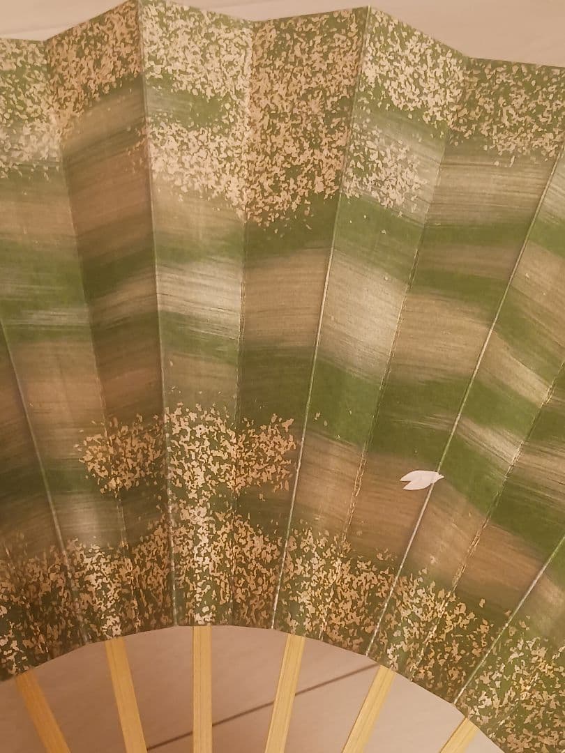 京都十松屋福井扇舗　舞扇子　金砂子　花びら 金箔　日本舞踊