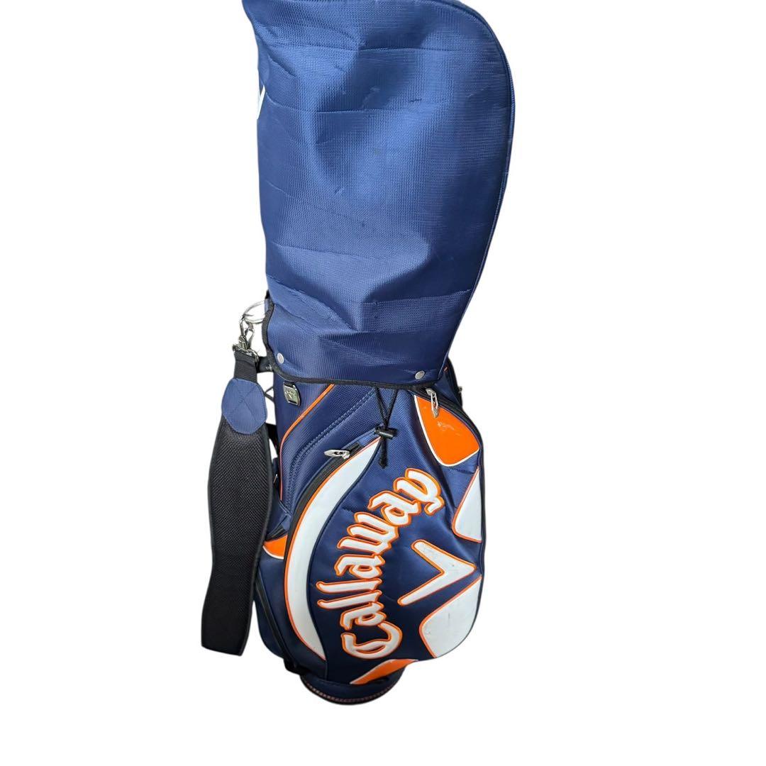 Callaway キャロウェイ キャディバッグ ネイビー×オレンジ