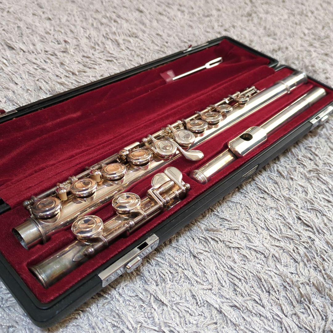 【要修理】ヤマハ フルート YFL211S ケース付 　部品取り等に