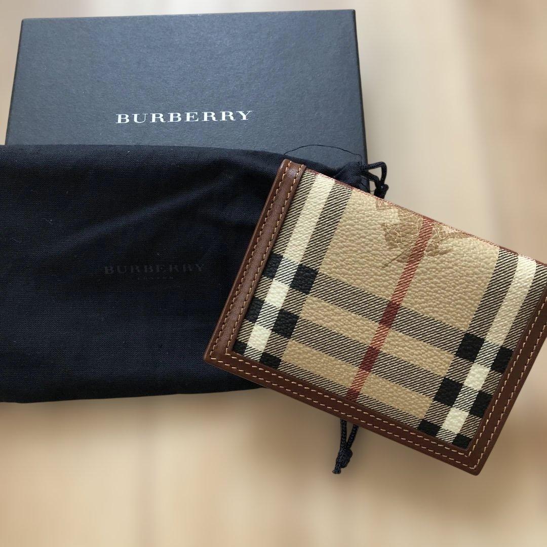 BURBERRY チェック柄 名刺入れ
