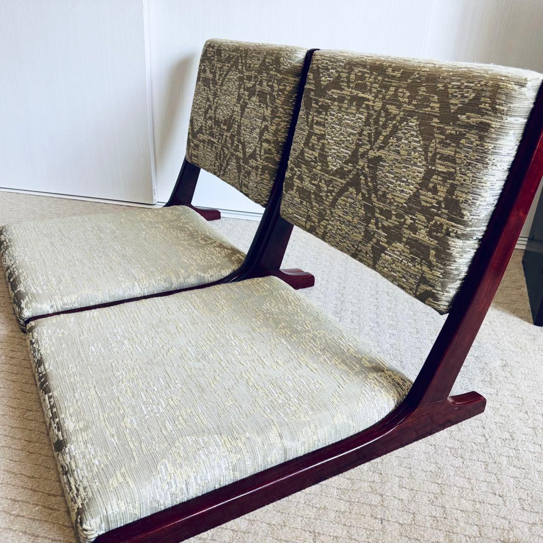 【2脚セット】カリモク karimoku 折りたたみ 座椅子 和室 和家具 和風