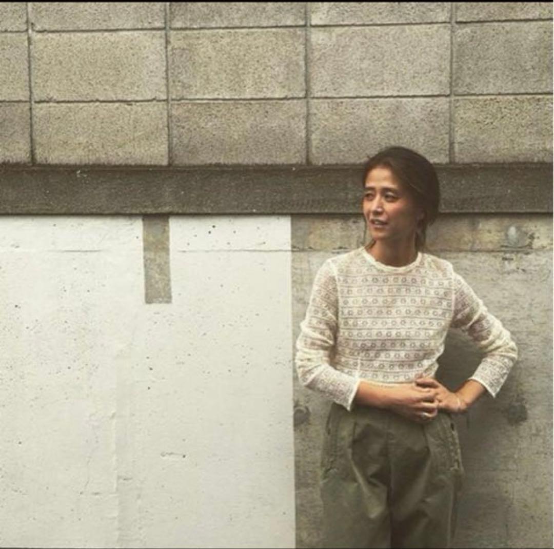 nowos レース ブラウス かぎ編み ノーウォス クロシェ