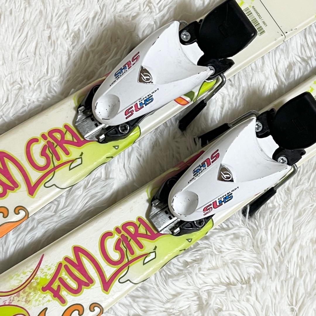 【良品】Fun Girl 100 ジュニアスキー　4点 フルセット ロシニョール