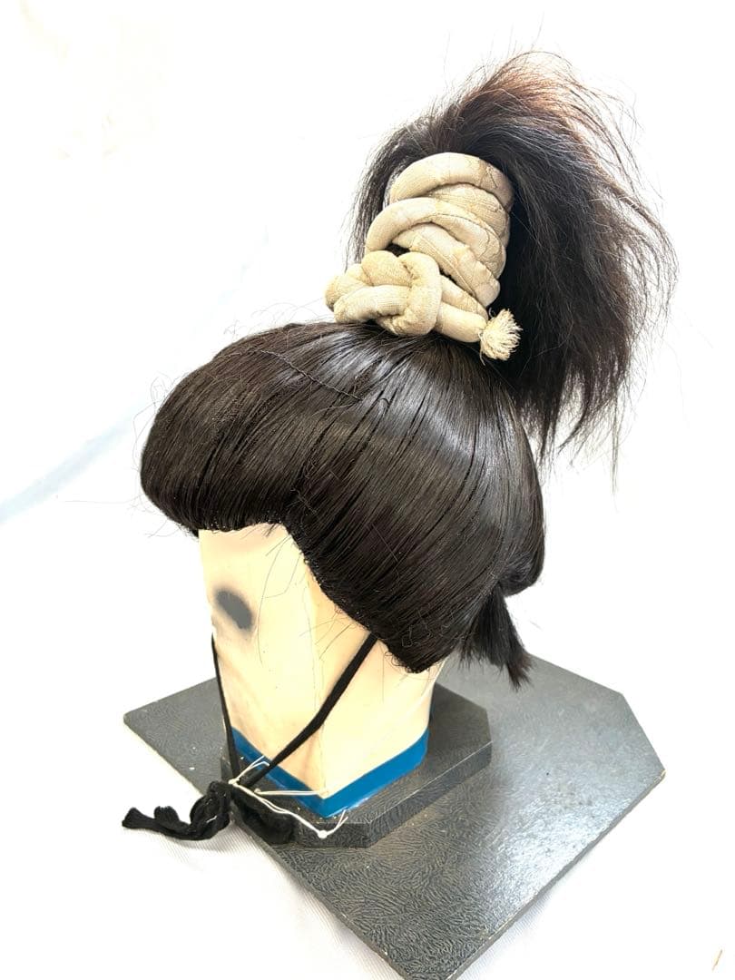 信長、岡守かつら(あみ無しタイプ)中古舞踊かつら、日本髪かつら、大衆演劇かつら