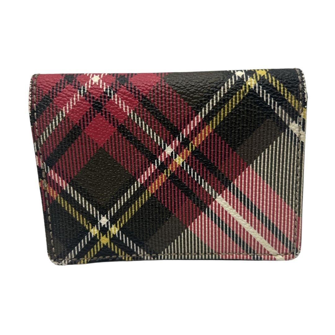 【極美品】ヴィヴィアン カードケース チェック柄 オーブロゴ