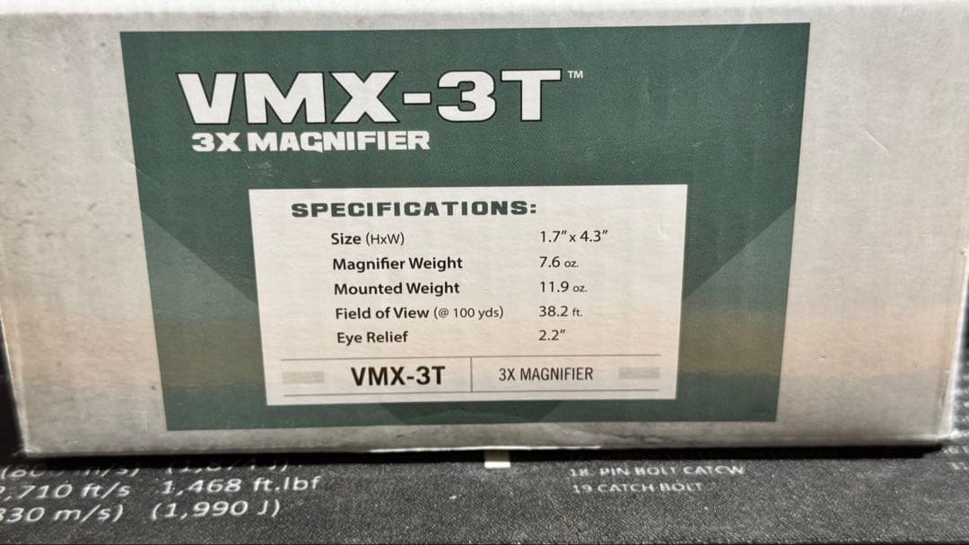 【実物】Vortex VMX-3T Magnifier マグニファイア