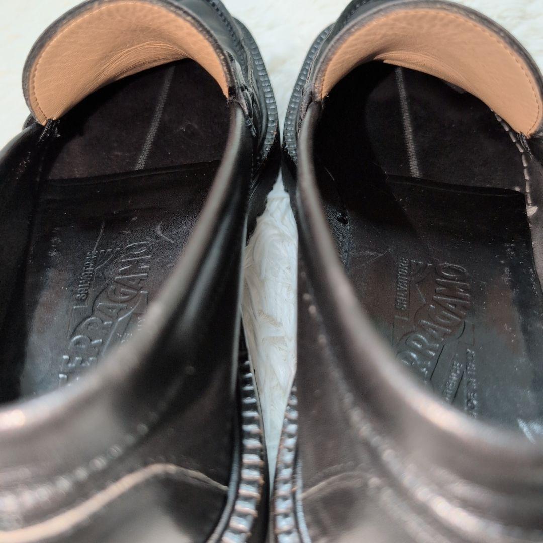 サルヴァトーレフェラガモ ガンチーニ ローファー ブラック 24.0cm