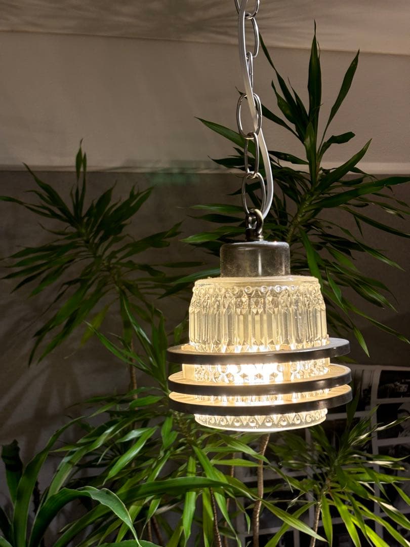 ビンテージガラス照明