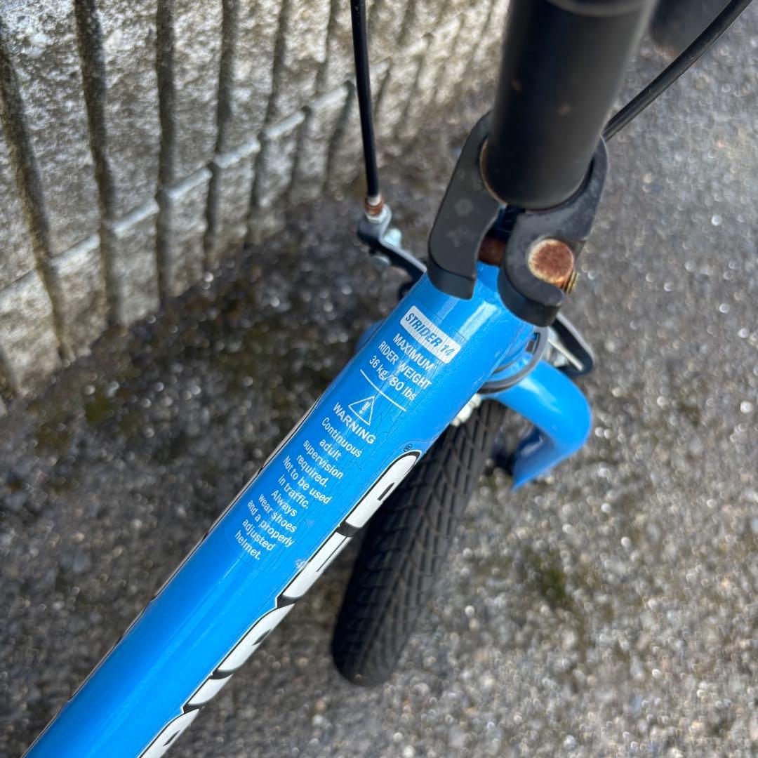 【送料込】STRIDER SPORT 14x 青 ブルー　ペダル付き