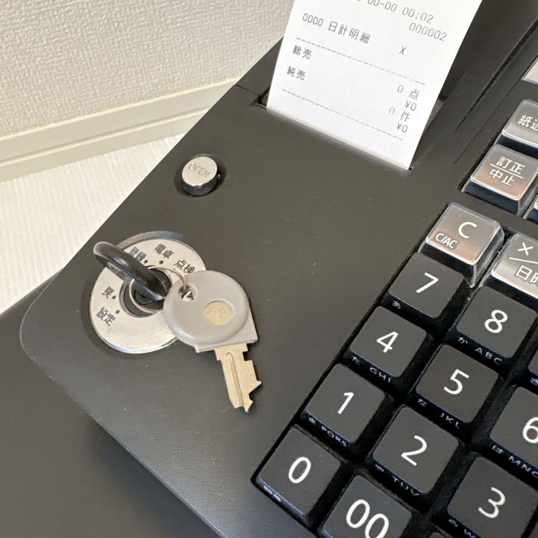 【動作確認済み】 CASIO 電子レジスター TE-300 ブラック カシオ