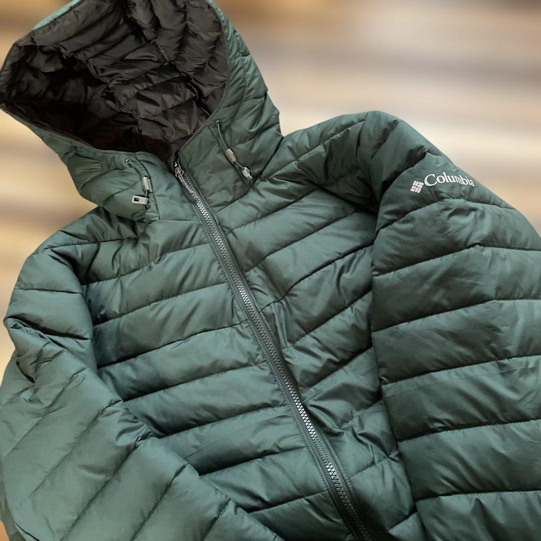 新品Columbia コロンビア中綿ジャケット　フーテッド　パフジャケット