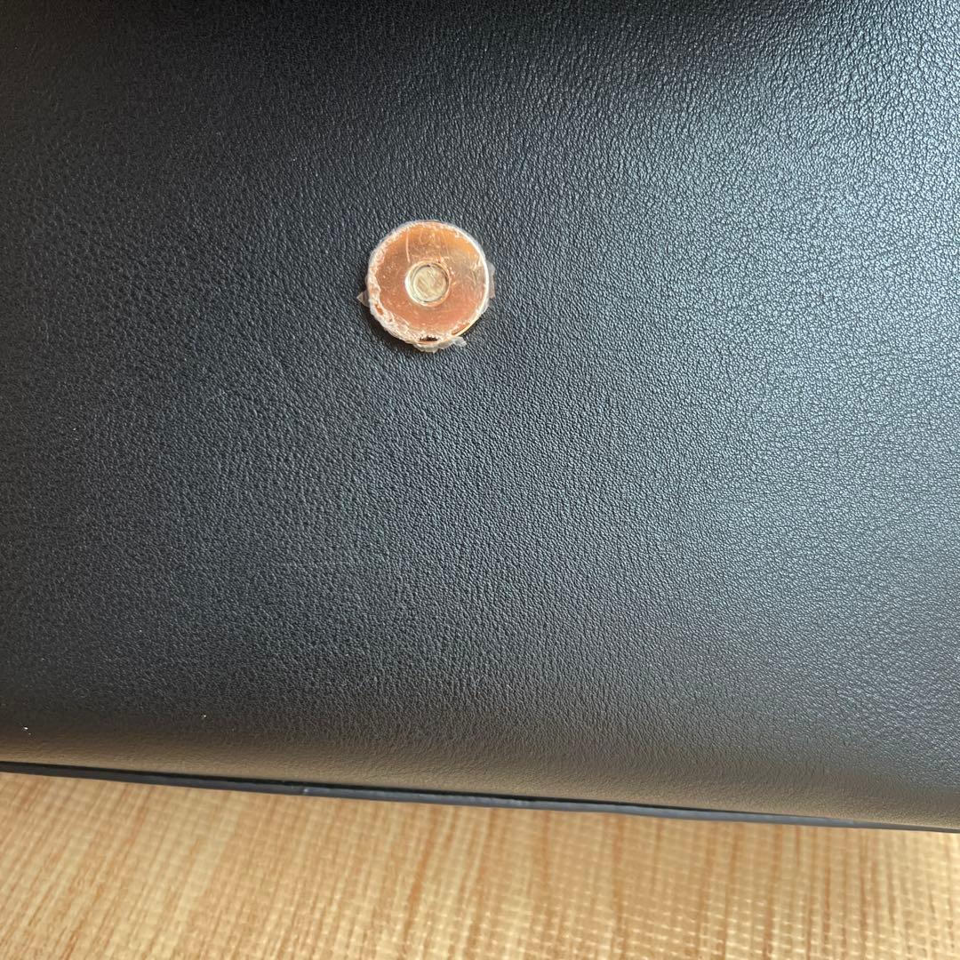 アニュアンス anuans モチーフ付きミニハンドルバッグ （BLACK）